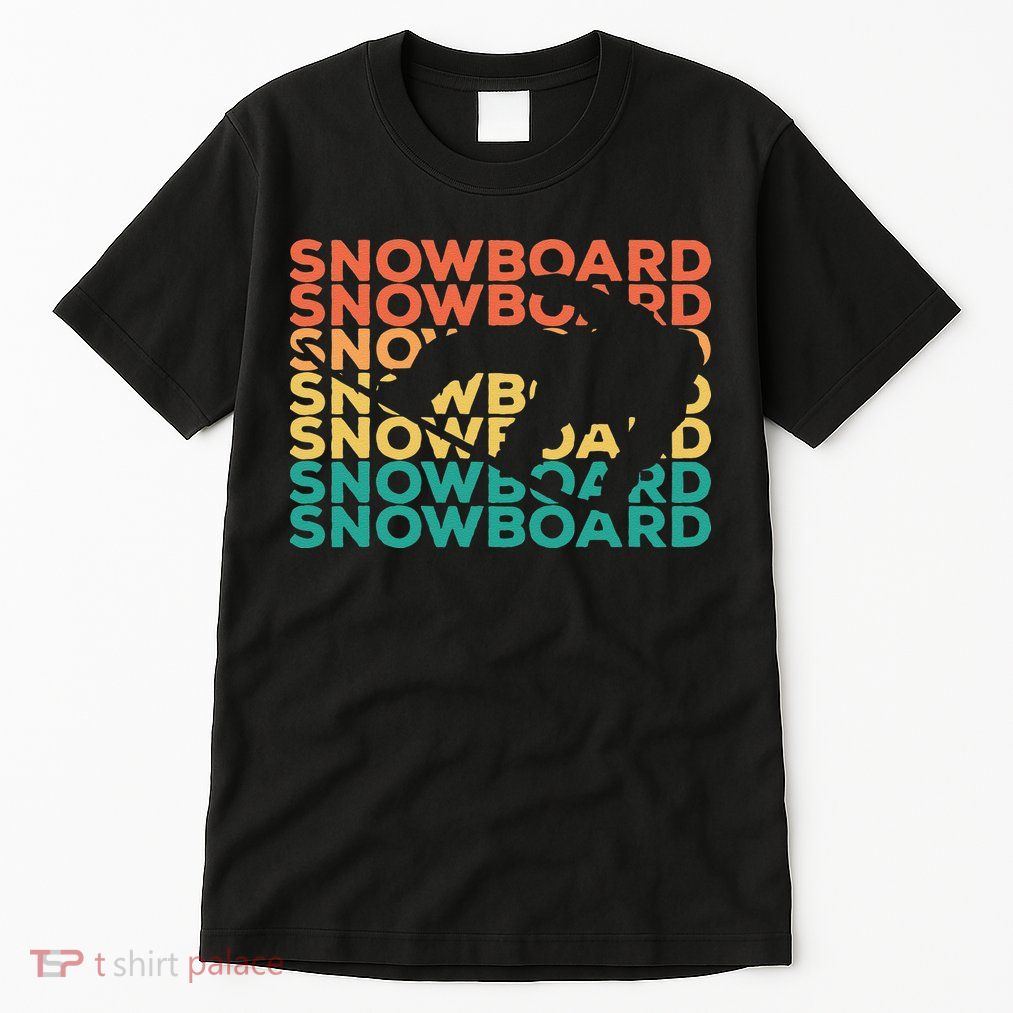 Retro Vintage Snowboarding Gift For Snowboarders Tall T-Shirt