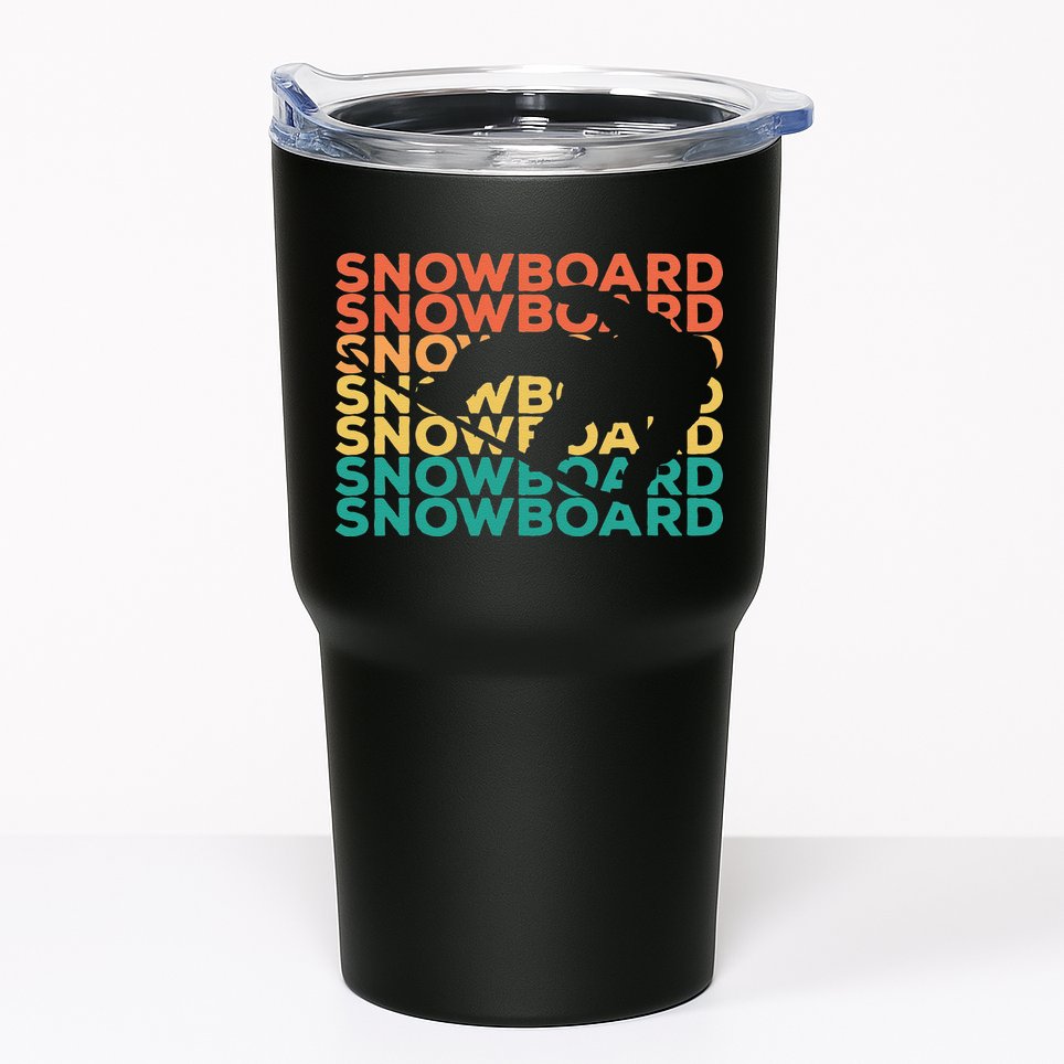 Retro Vintage Snowboarding Gift For Snowboarders Tumbler