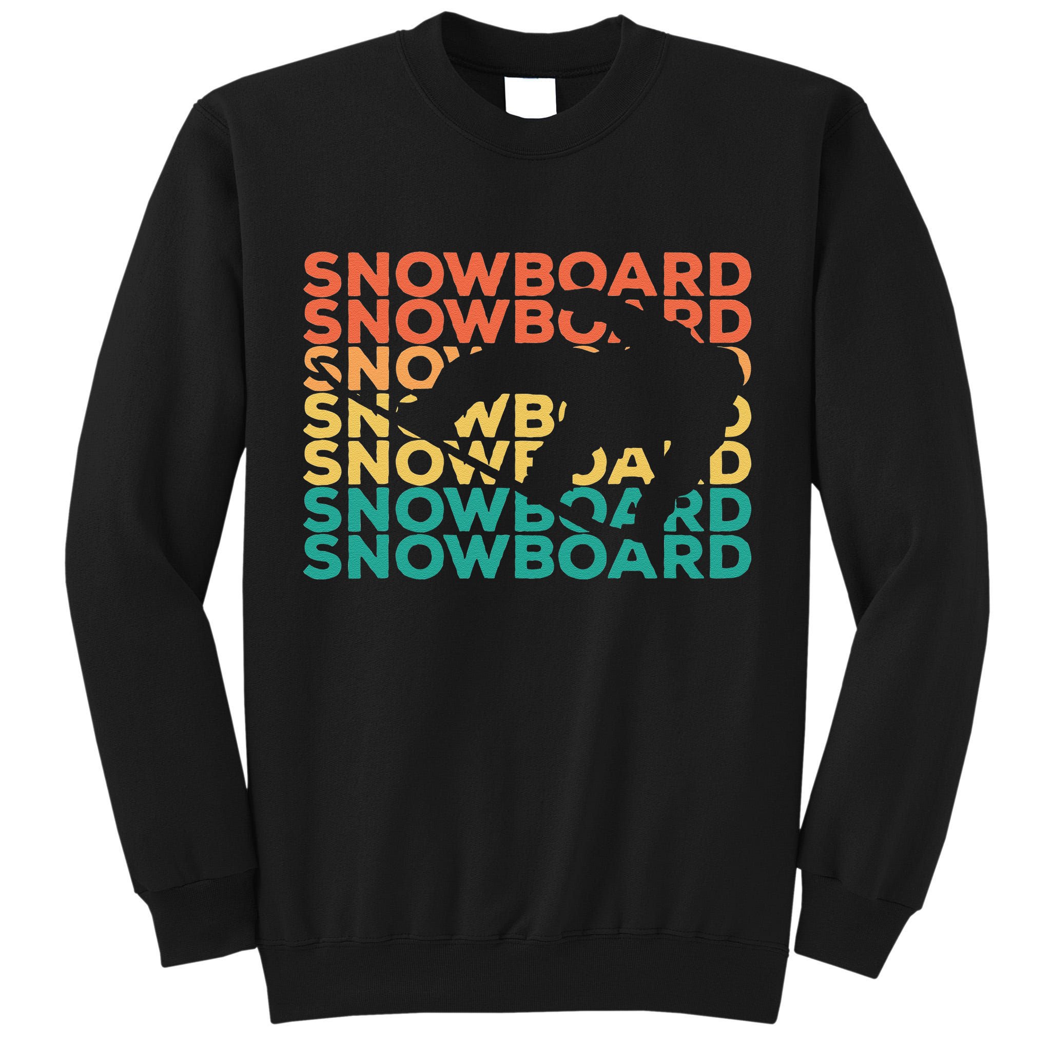 Retro Vintage Snowboarding Gift For Snowboarders Tall Sweatshirt