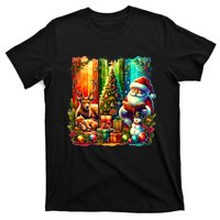 Retro Vintage Santa Christmas T-Shirt