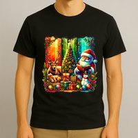 Retro Vintage Santa Christmas T-Shirt