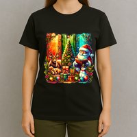 Retro Vintage Santa Christmas T-Shirt