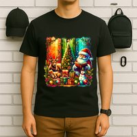 Retro Vintage Santa Christmas T-Shirt