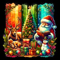Retro Vintage Santa Christmas T-Shirt