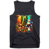 Retro Vintage Santa Christmas Tank Top