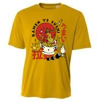 Ramen Vs Sushi Retro Japanese Food Cooling Performance Crew T-Shirt