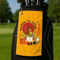 Ramen Vs Sushi Retro Japanese Food Golf Towel