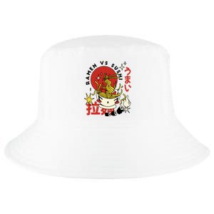 Ramen Vs Sushi Retro Japanese Food Cool Comfort Performance Bucket Hat