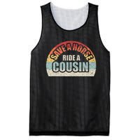 Retro Vintage Save A Horse Ride A Cousin Mesh Reversible Basketball Jersey Tank