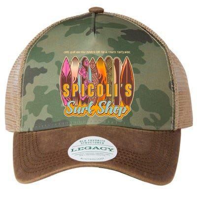 Retro Vintage Spicolis Surf Shop Legacy Tie Dye Trucker Hat