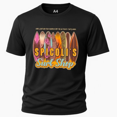 Retro Vintage Spicolis Surf Shop Performance Shirt