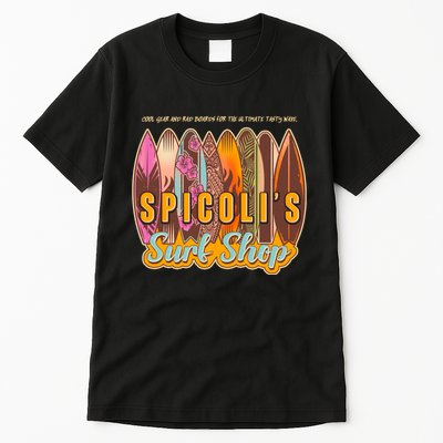 Retro Vintage Spicolis Surf Shop Tall T-Shirt