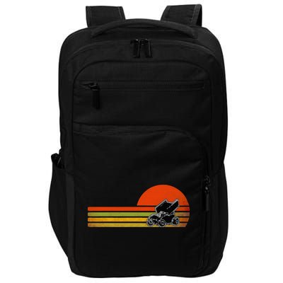 Retro Vintage Sprint Car Dirt Track Racing Distressed Impact Tech Backpack