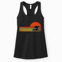 Retro Vintage Sprint Car Dirt Track Racing Distressed Womens Tank Top