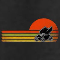 Retro Vintage Sprint Car Dirt Track Racing Distressed Hat