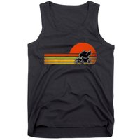 Retro Vintage Sprint Car Dirt Track Racing Distressed Tank Top