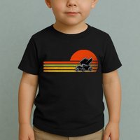 Retro Vintage Sprint Car Dirt Track Racing Distressed Toddler T-Shirt