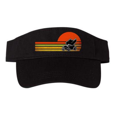 Retro Vintage Sprint Car Dirt Track Racing Distressed Visor