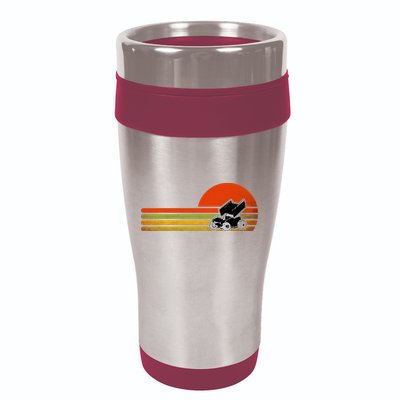 Retro Vintage Sprint Car Dirt Track Racing Distressed 16oz Travel Tumbler