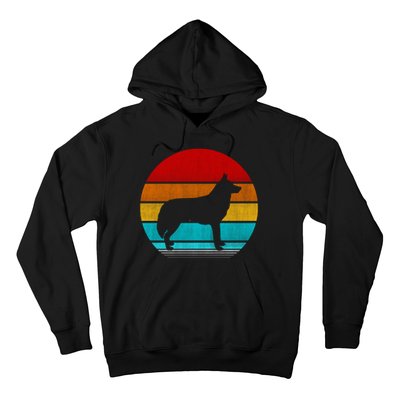 Retro Vintage Siberian Husky Hoodie