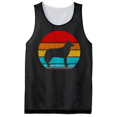 Retro Vintage Siberian Husky Mesh Reversible Basketball Jersey Tank