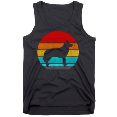 Retro Vintage Siberian Husky Tank Top