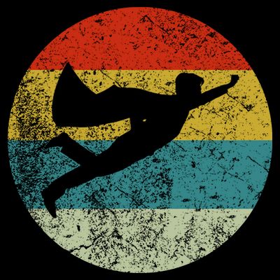 Retro Vintage Super Hero T-Shirt