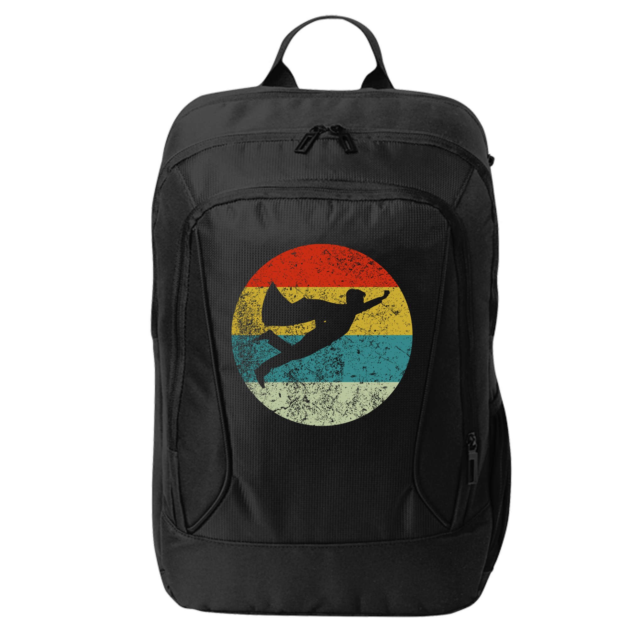 Retro Vintage Super Hero City Backpack