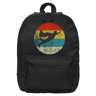Retro Vintage Super Hero 16 in Basic Backpack