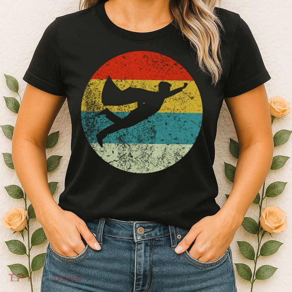 Retro Vintage Super Hero Womens T-Shirt