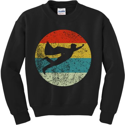 Retro Vintage Super Hero Kids Sweatshirt