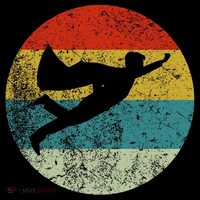 Retro Vintage Super Hero Kids T-Shirt
