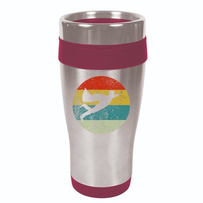 Retro Vintage Super Hero 16oz Travel Tumbler