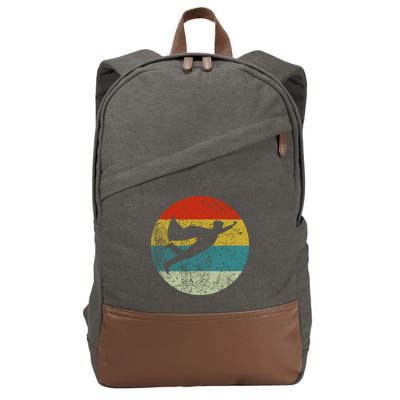 Retro Vintage Super Hero Cotton Canvas Backpack