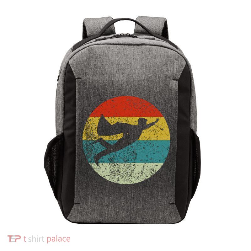 Retro Vintage Super Hero Vector Backpack