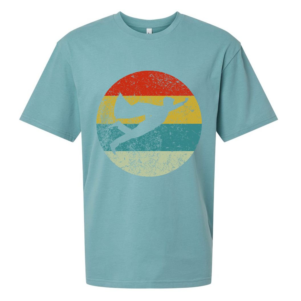 Retro Vintage Super Hero Sueded Cloud Jersey T-Shirt