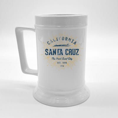 Retro Vintage Santa Cruz Gift Beer Stein