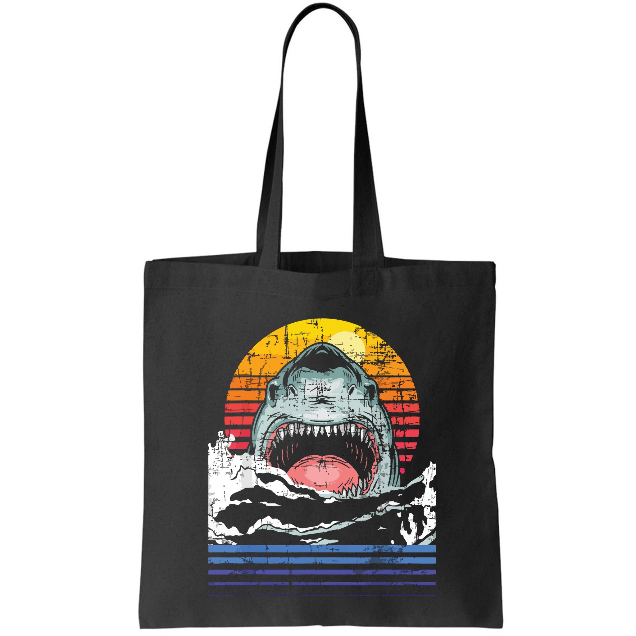 Retro Vintage Shark Marine Biologist Wildlife Shark Lovers Bag