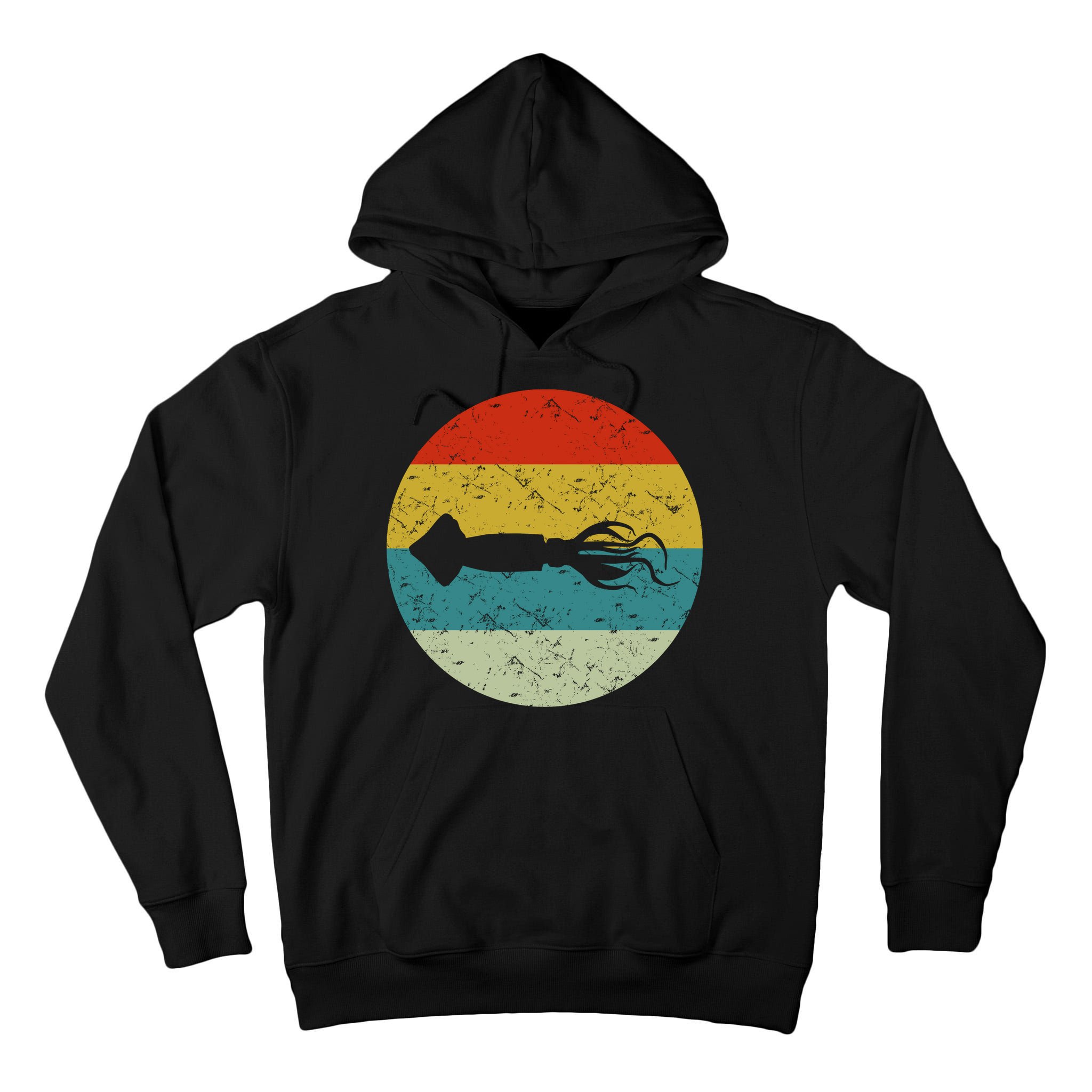 Retro Vintage Squid Tall Hoodie