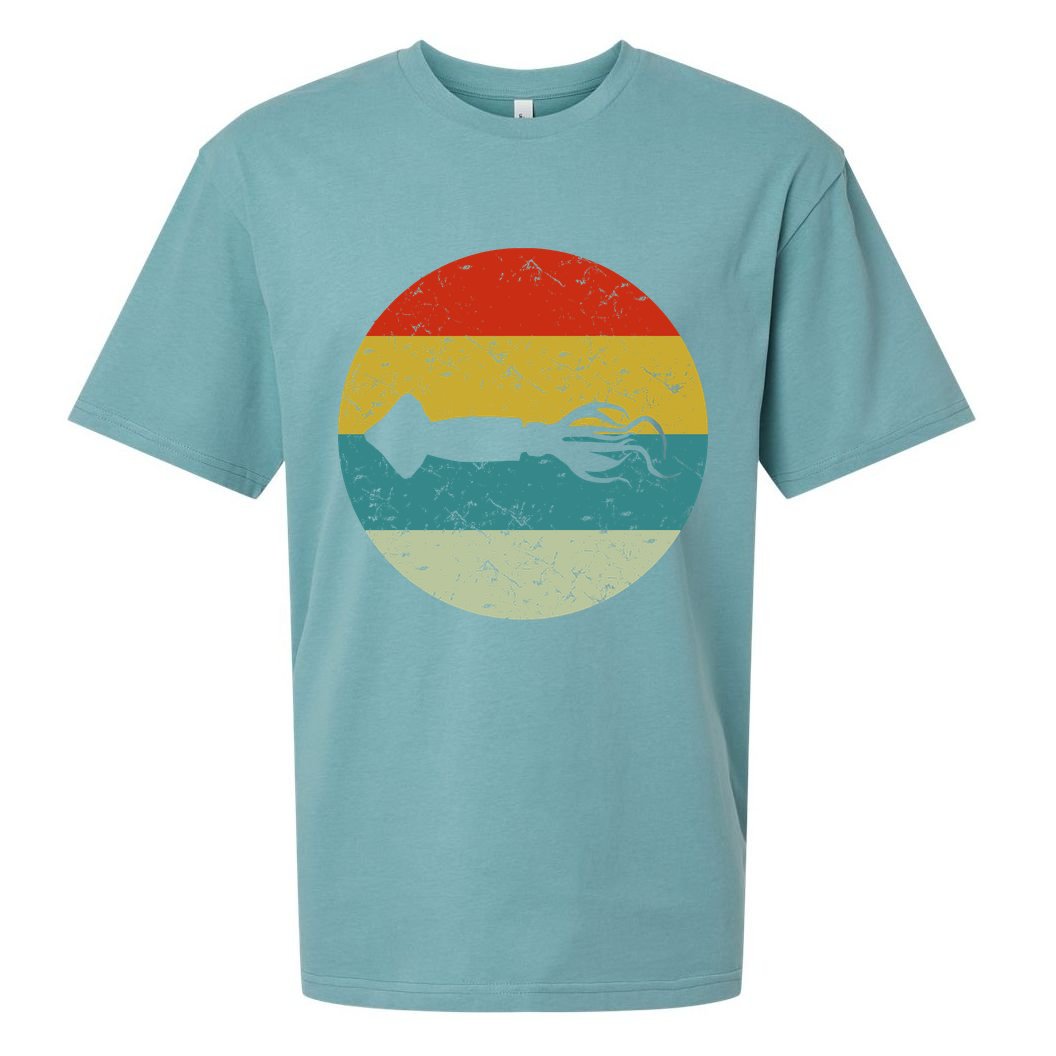 Retro Vintage Squid Sueded Cloud Jersey T-Shirt