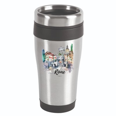 Retro Vintage Summer Italia Italy Rome City Souvenir Gifts 16oz Travel Tumbler