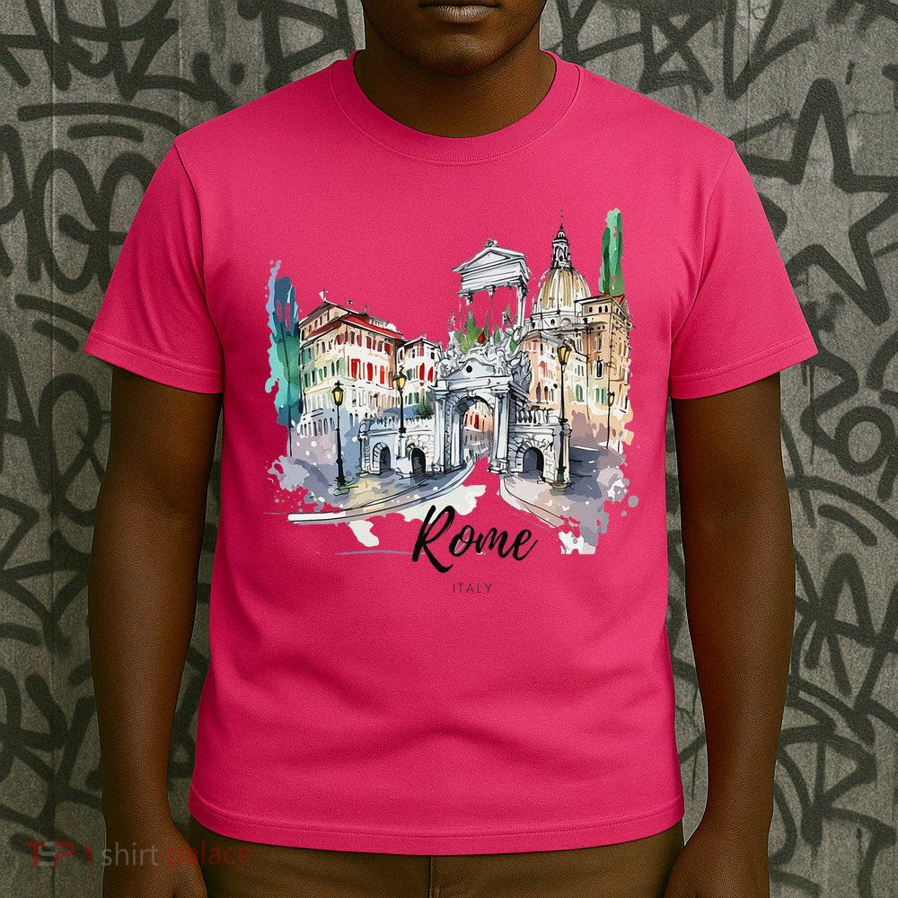 Retro Vintage Summer Italia Italy Rome City Souvenir Gifts T-Shirt