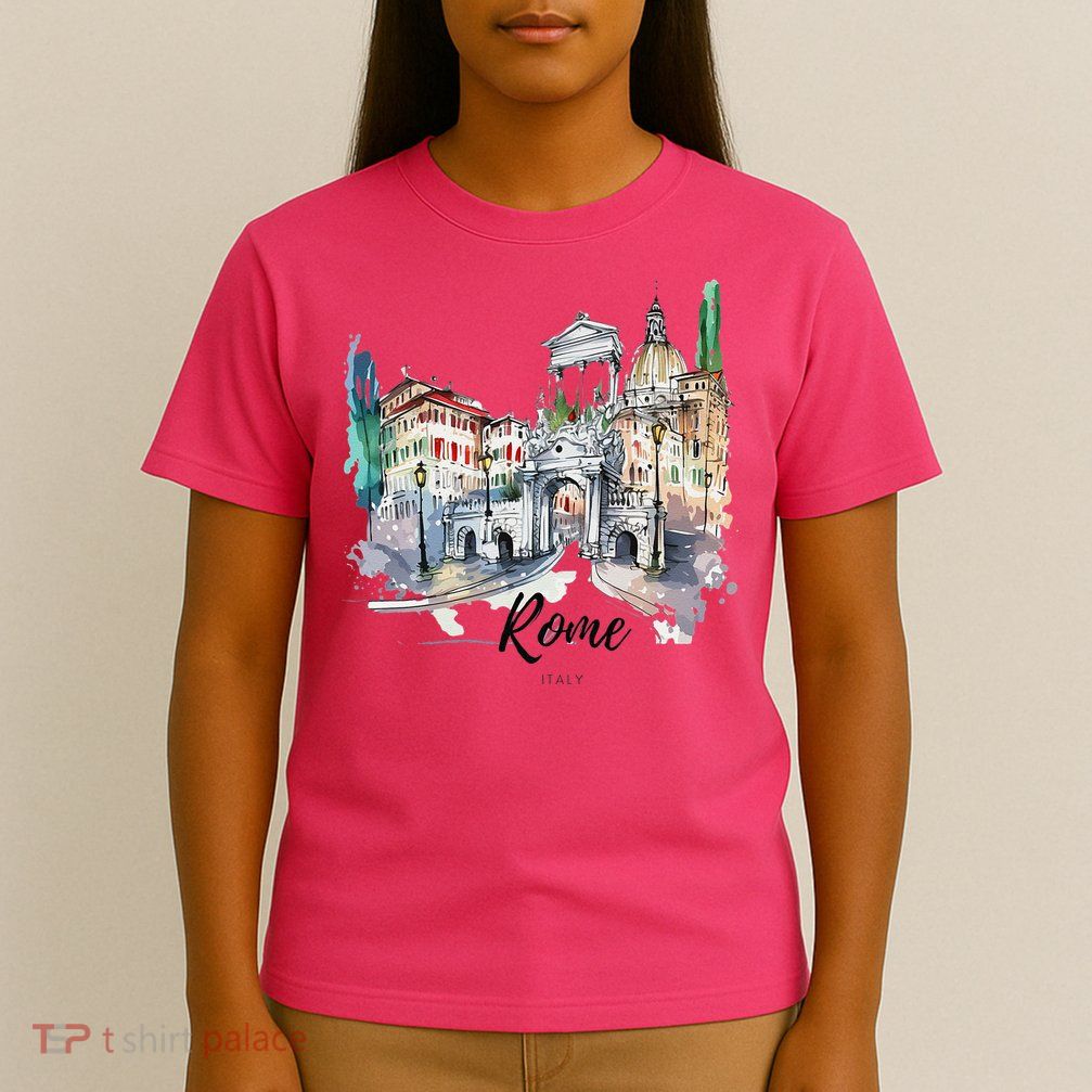 Retro Vintage Summer Italia Italy Rome City Souvenir Gifts T-Shirt