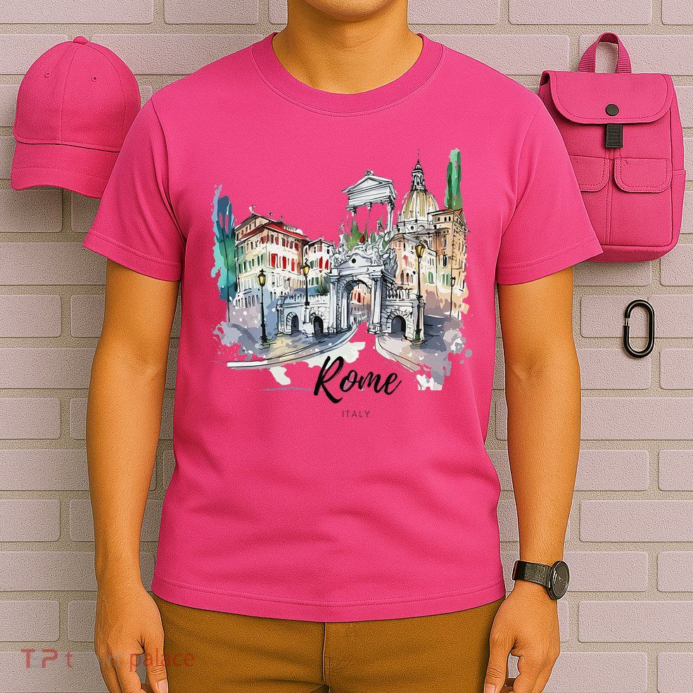 Retro Vintage Summer Italia Italy Rome City Souvenir Gifts T-Shirt