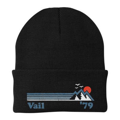 Retro Vail Ski Resort Colorado Snowboard Mountain Gift Beanie