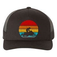 Retro Vintage Snowmobile Yupoong Adult 5-Panel Trucker Hat