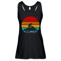 Retro Vintage Snowmobile Ladies Essential Flowy Tank