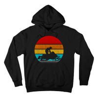 Retro Vintage Snowmobile Tall Hoodie