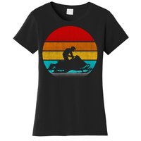 Retro Vintage Snowmobile Women's T-Shirt