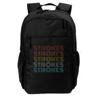 Retro Vintage Strokes Daily Commute Backpack